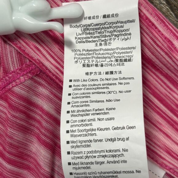 Under Armour Pullover Womens Small Pink Fitted 1/2 Zip Running Top All Season - Picture 9 of 9